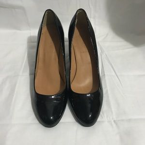J Crew Classic Patent Leather wedges SZ 8